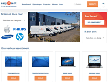 Tablet Screenshot of easy2rent.eu